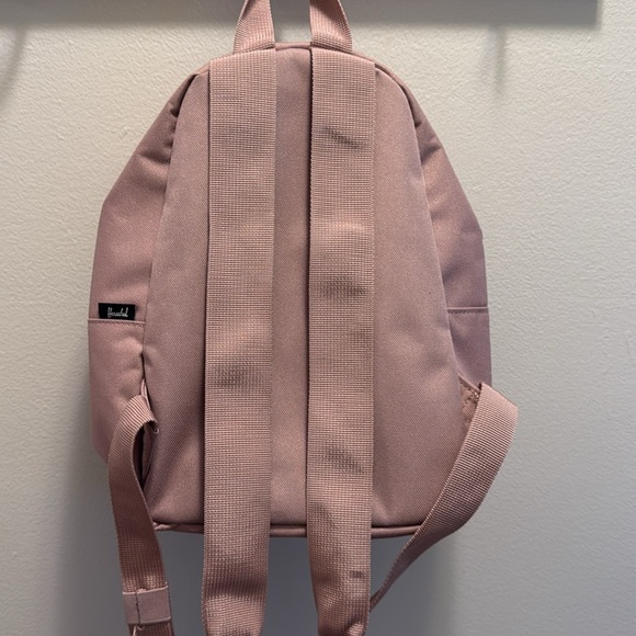 Herschel Supply Co Backpack Mid Volume Adult or Kids Pink Rose Adjustable Straps - Picture 3 of 9